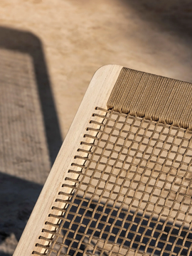 DAVID - Recliner fabric sun lounger by Vincent Sheppard - view 3